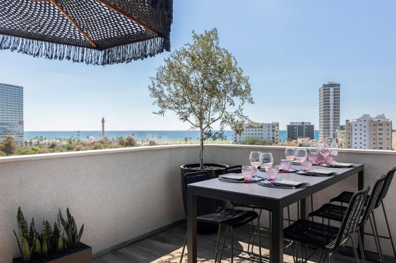Blue Sky Penthouse By Five Stay Tel Aviv Exterior foto